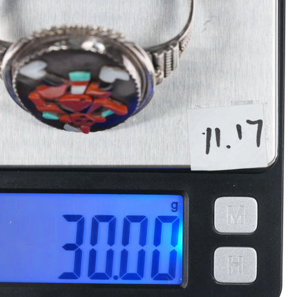 5 5/8" Bev Etsate Zuni Sterling in cuff bracelet - Estate Fresh Austin