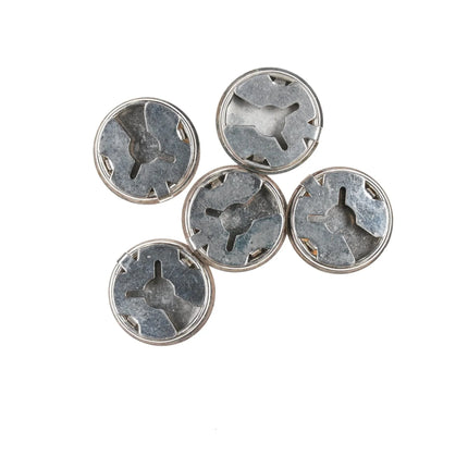 5 Sterling button covers with heartline bears - Estate Fresh Austin