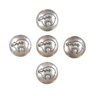5 Sterling button covers with heartline bears - Estate Fresh Austin