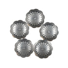 5 Vintage Navajo Stamped Sterling button covers z - Estate Fresh Austin