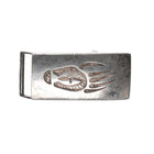 50's-60's Native American sterling overlay style belt buckle - Estate Fresh Austin