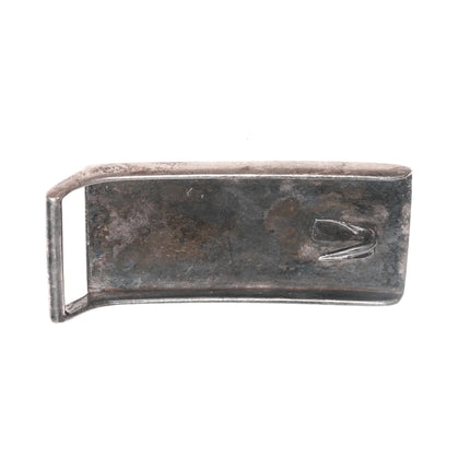 50's-60's Native American sterling overlay style belt buckle - Estate Fresh Austin