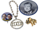 50's-60's Nixon Lodge, Barry Goldwater, Stevenson Sparkman Campaign Lot - Estate Fresh Austin