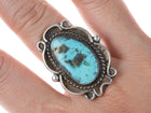 50's Navajo Sterling turquoise ring h - Estate Fresh Austin