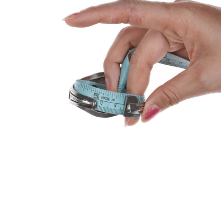 5.75" 30's-40's Navajo silver cluster turquoise cuff bracelet - Estate Fresh Austin