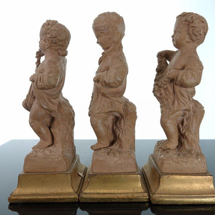 Borghese Terracotta Cherubs set of 3