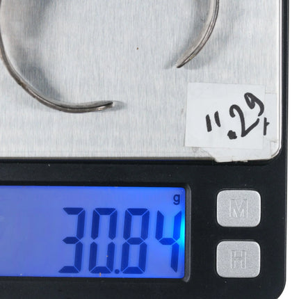 6.12" 30's-40's Navajo silver cuff bracelet with awesome turquoise - Estate Fresh Austin