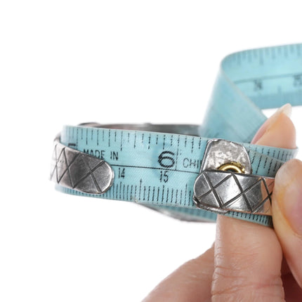 6.12" 30's-40's Navajo silver cuff bracelet with awesome turquoise - Estate Fresh Austin