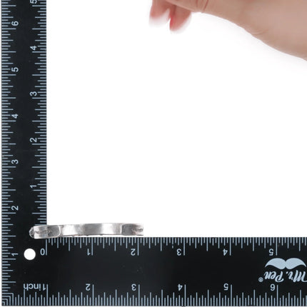 6.12" c1950's Zuni carved turquoise row cuff bracelet - Estate Fresh Austin