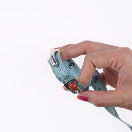 6.12" Heavy vintage Native American Sterling and coral bracelet - Estate Fresh Austin