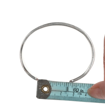 6.12" Overlay Sterling southwestern cuff bracelet - Estate Fresh Austin