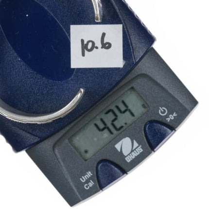 6.12" Roland Hogan Begay sterling storyteller cuff bracelet - Estate Fresh Austin