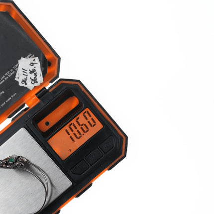 6.12" Vintage Native American silver lapis, and shell cuff bracelet - Estate Fresh Austin