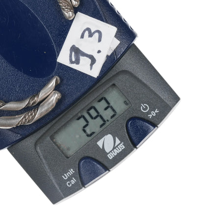 6" 2 Stacking Navajo twisted wire cuff bracelets - Estate Fresh Austin