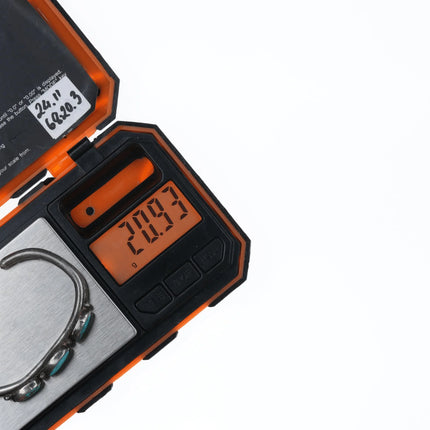 6" 20's-30's Navajo stamped silver 3 stone turquoise cuff bracelet - Estate Fresh Austin