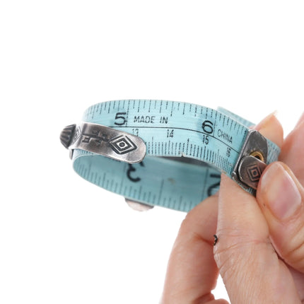 6.375" 40's-50's Fred Harvey Era sterling and turquoise arrows cuff bracelet - Estate Fresh Austin