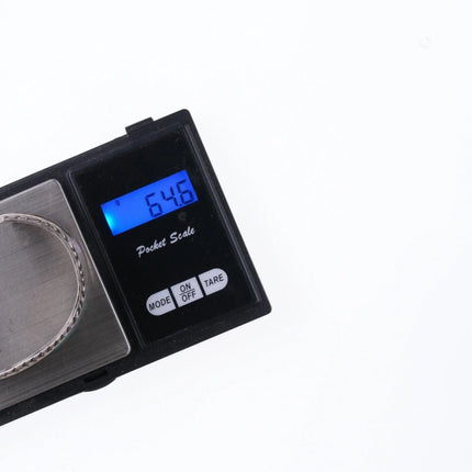 6.375" 40's-50's Zuni Fishscale inlay sterling bracelet - Estate Fresh Austin