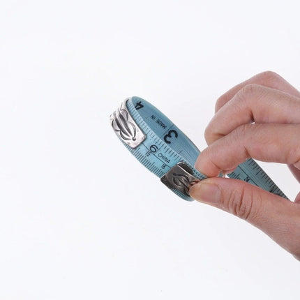 6.375" Antique Navajo Ingot Silver Bracelet - Estate Fresh Austin