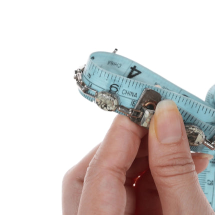 6.375" Carlos Eagle Ottawa/Kathryn P sterling and variscite link bracelet - Estate Fresh Austin