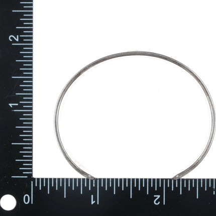 6.375" Charlie John Navajo sterling cuff bracelet - Estate Fresh Austin