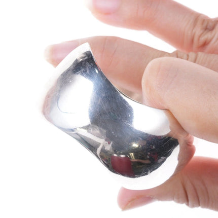 6.375" C/J Nez Sterling silver Navajo modernist cuff bracelet - Estate Fresh Austin