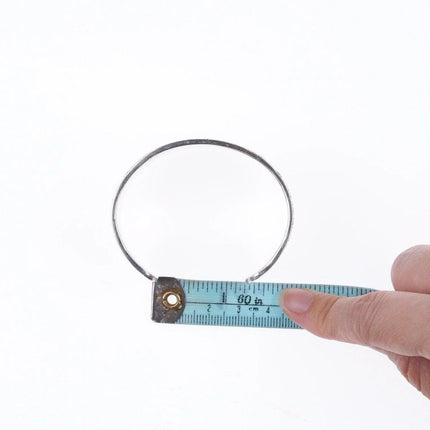 6.375" Jared Chavez San Felipe Sterling silver heavily worked bracelet - Estate Fresh Austin