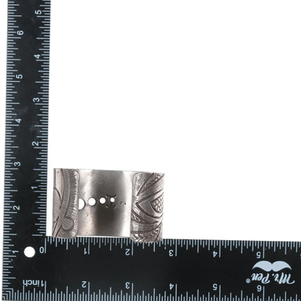 6.375" Jared Chavez Santo Domingo sterling cuff bracelet - Estate Fresh Austin