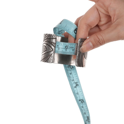 6.375" Jared Chavez Santo Domingo sterling cuff bracelet - Estate Fresh Austin