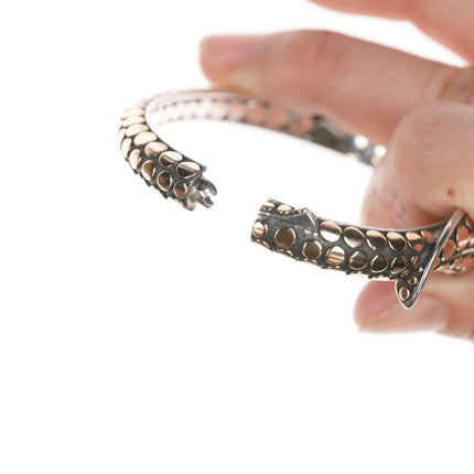 6.375" John Hardy 18k/Sterling Ayu Dot Bangle - Estate Fresh Austin