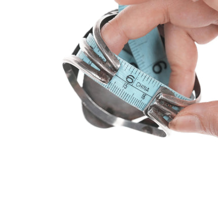 6.375" Large Vintage MT Native American Royston Turquoise cuff bracelet - Estate Fresh Austin