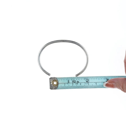 6.375" Robin Banteah Zuni Sterling high grade turquoise inlay bracelet - Estate Fresh Austin