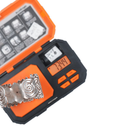 6.375" William Spratling Sterling Aztec style cuff bracelet - Estate Fresh Austin