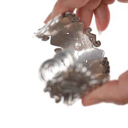 6.375" William Spratling Sterling Aztec style cuff bracelet - Estate Fresh Austin