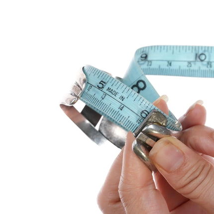 6" 50's-60's Navajo sterling cuff bracelet with turquoise - Estate Fresh Austin