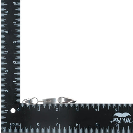 6.625" Anita Whitegoat Navajo silver carinated cuff bracelet - Estate Fresh Austin