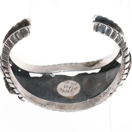 6.625" Battle Mountain Turquoise Navajo cuff bracelet Richard Henry Yazzie - Estate Fresh Austin