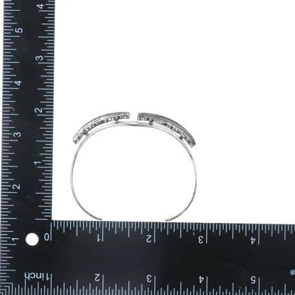 6.625" DH Sterling, charoite, lapis, and coral cuff bracelet - Estate Fresh Austin