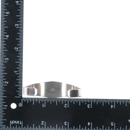 6.625" DH Sterling, charoite, lapis, and coral cuff bracelet - Estate Fresh Austin