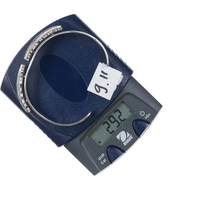 6.625" DH Sterling, charoite, lapis, and coral cuff bracelet - Estate Fresh Austin