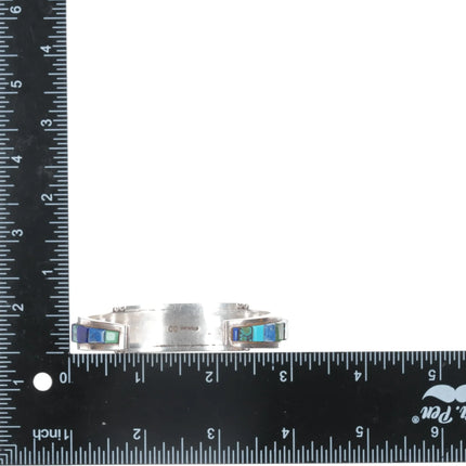 6.625" Donald Douglas Navajo Sterling cobblestone cuff bracelet - Estate Fresh Austin