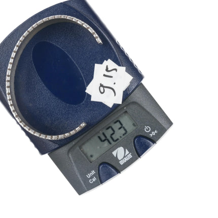 6.625" Ivan Howard Navajo 14k/Sterling cuff bracelet - Estate Fresh Austin