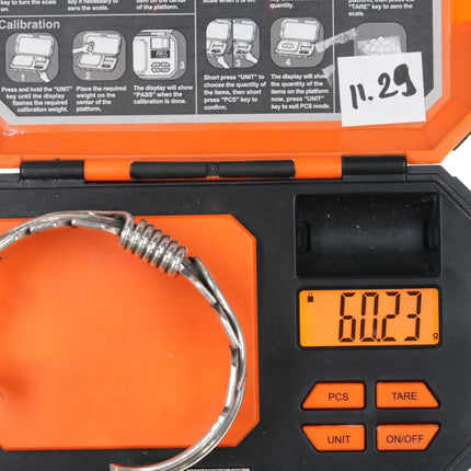 6.625" Mike Thomas Jr Navajo heavy sterling feather cuff bracelet - Estate Fresh Austin