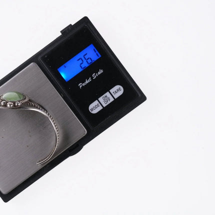 6.625" Navajo sterling and turquoise bracelet - Estate Fresh Austin