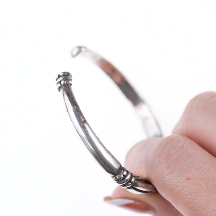 6.625" Retired James Avery Sterling Thatch Cuff bracelet - Estate Fresh Austin