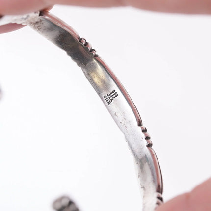 6.625" Retired James Avery Sterling Thatch Cuff bracelet - Estate Fresh Austin