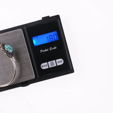 6.625" Vintage Navajo sterling and turquoise bracelet h - Estate Fresh Austin