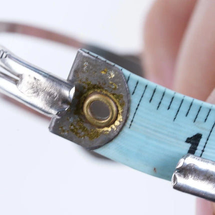 6.625" Vintage Navajo Sterling/Turquoise cuff bracelet - Estate Fresh Austin