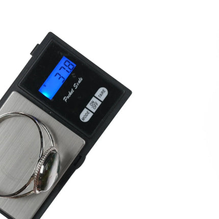 6.625" Vintage Sterling and turquoise bracelet - Estate Fresh Austin