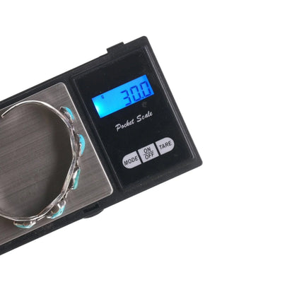 6.625" Vintage Zuni Cast silver and turquoise bracelet - Estate Fresh Austin