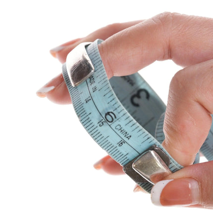 6.625" Vintage Zuni Cast silver and turquoise bracelet - Estate Fresh Austin